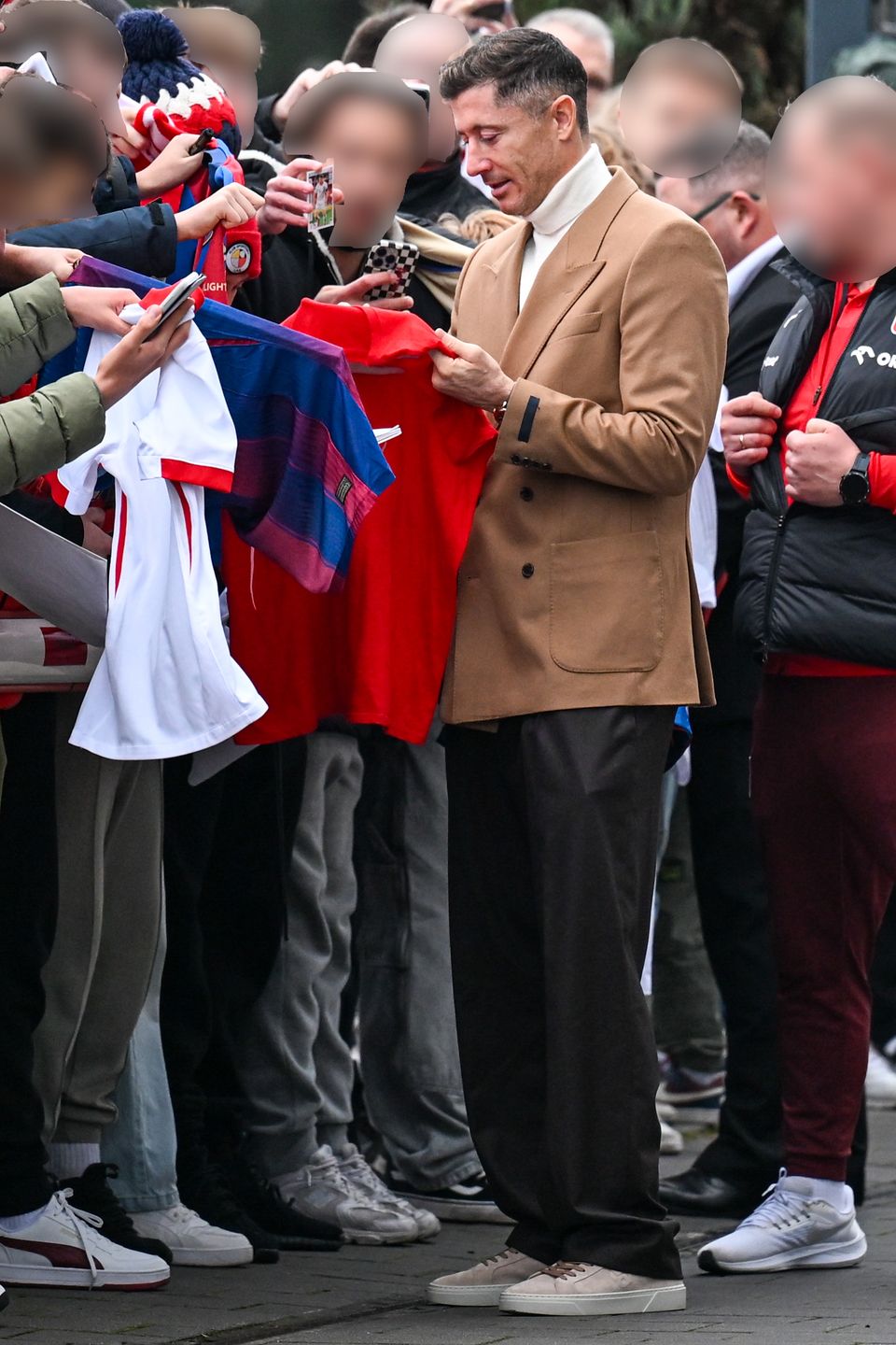 Robert Lewandowski na zgrupowaniu