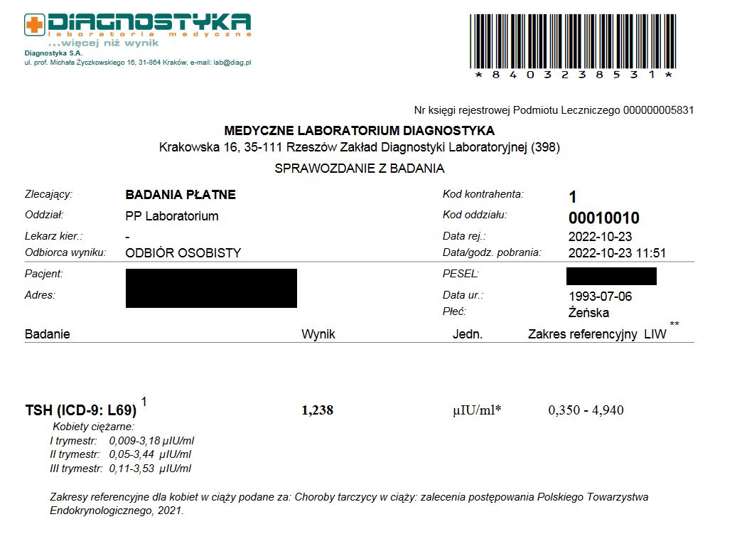 Wyniki z października były inne