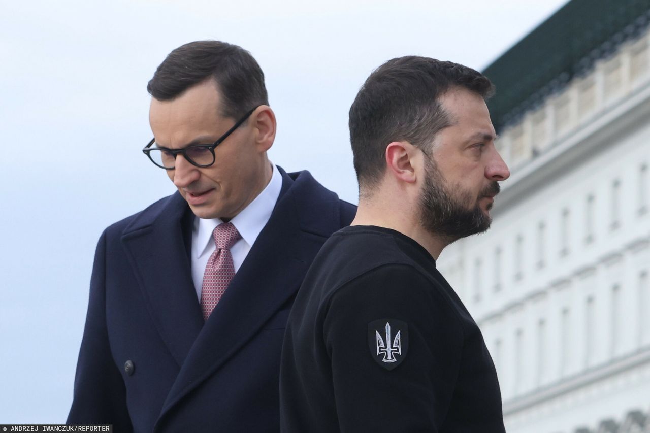 Wolodymyr Zelenski, Mateusz Morawiecki
Andrzej Iwanczuk/REPORTER