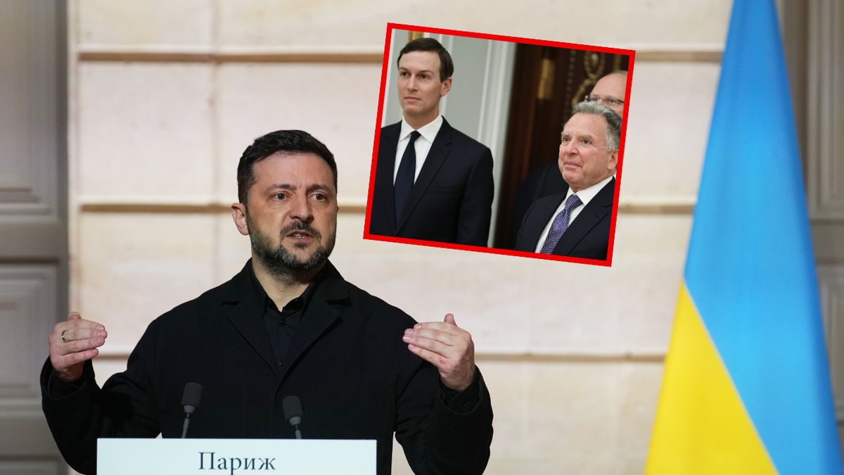 Wołodymyr Zełenski, Jared Kushner, Steve Witkoff