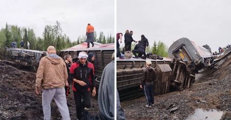 Działo się w nocy. Katastrofa kolejowa w Rosji
