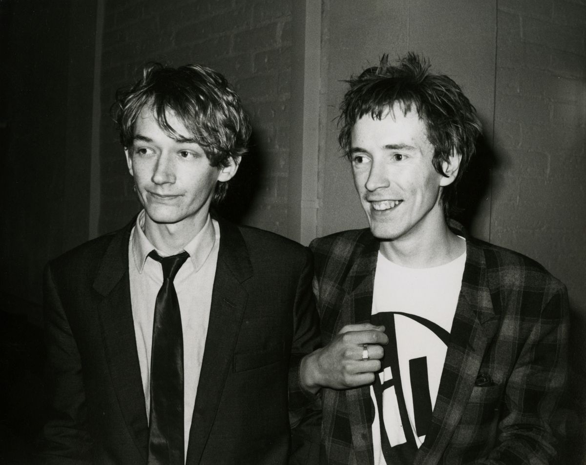 Keith Levene (po lewej) i Johnny Rotten w latach 80.