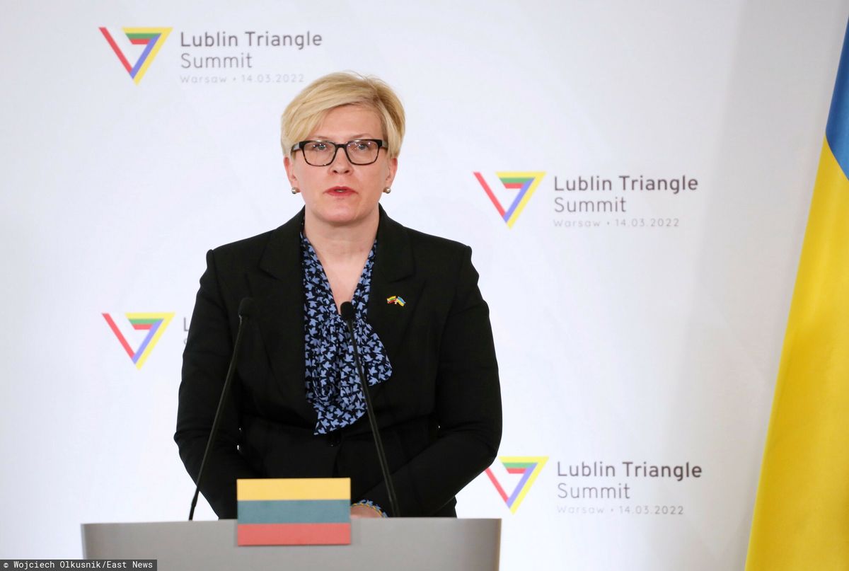 Na zdjęciu: premier Litwy Ingrid Šimonite