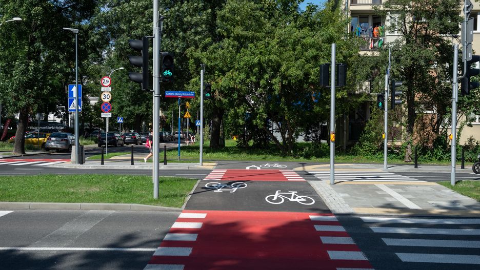 Warszawa. Nowa sygnalizacja świetlna (fot. Zarząd Dróg Miejskich)