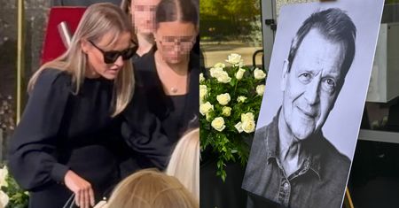 Olga Frycz z rodziną i bliskimi żegnają Jana Frycza (WIDEO)