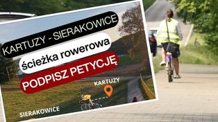 Zbierają podpisy ws. budowy ścieżki rowerowej na trasie Kartuzy - Sierakowice