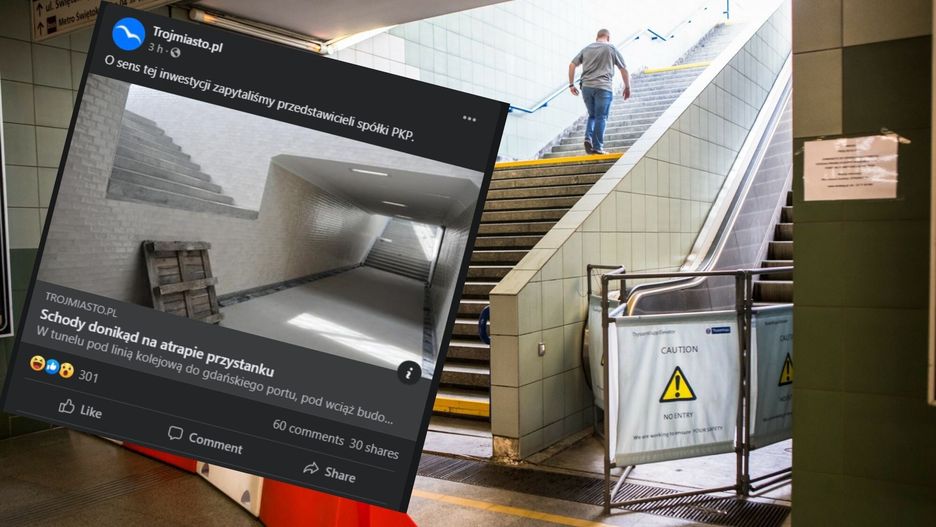 Gdańsk zbudował schody donikąd