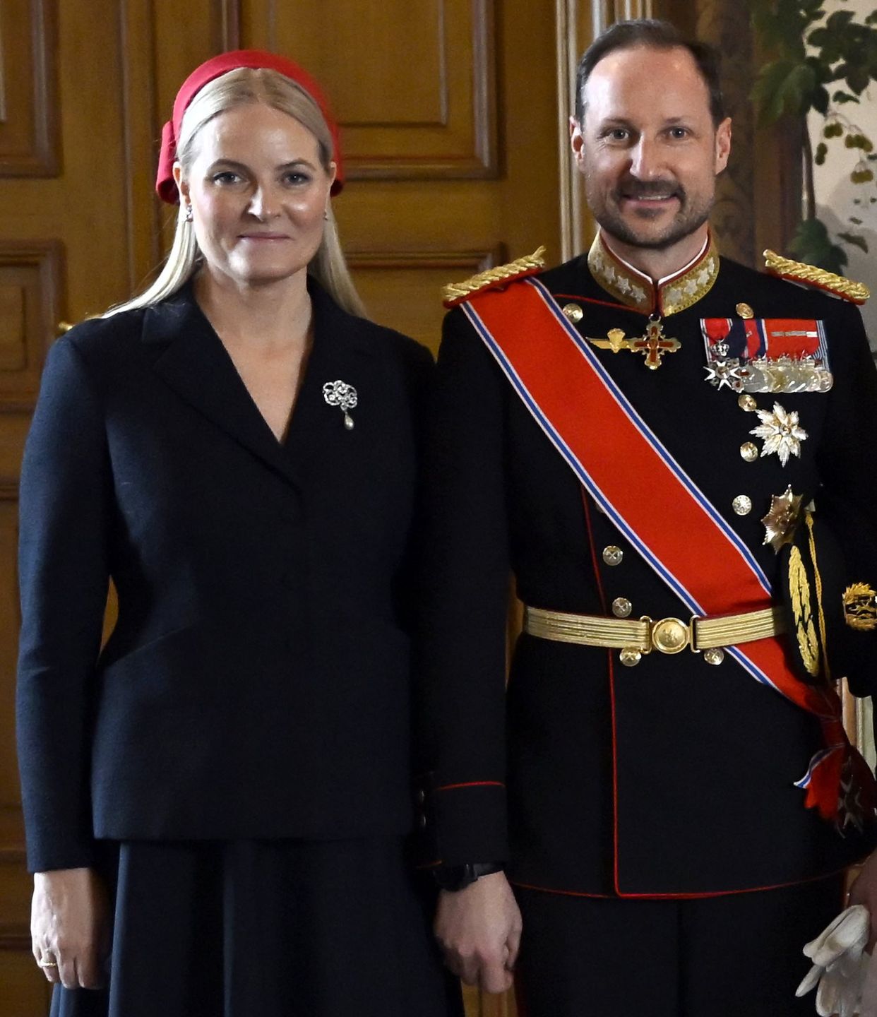 Książę koronny Haakon i księżna Mette-Marit
