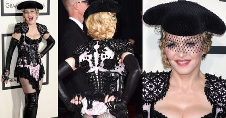 Madonna POKAZUJE POŚLADKI na rozdaniu Grammy! (ZDJĘCIA)