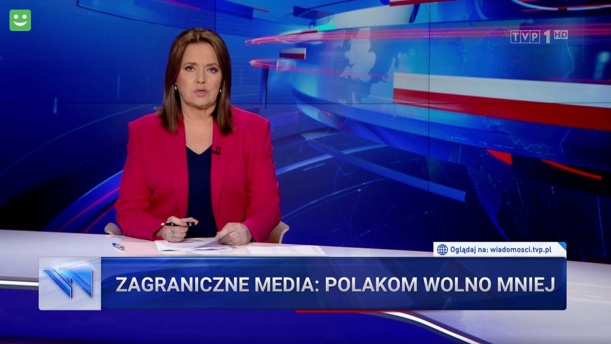 Danuta Holecka 12 sierpnia kilka razy zapowiadała materiały uderzające w TVN i TVN24 