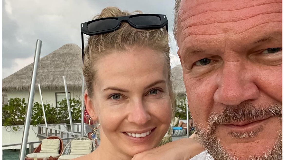 Edyta i Cezary Pazurowie na Malediwach