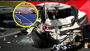 Zaczął cofać na S5. Dwie osoby ranne. Są konsekwencje