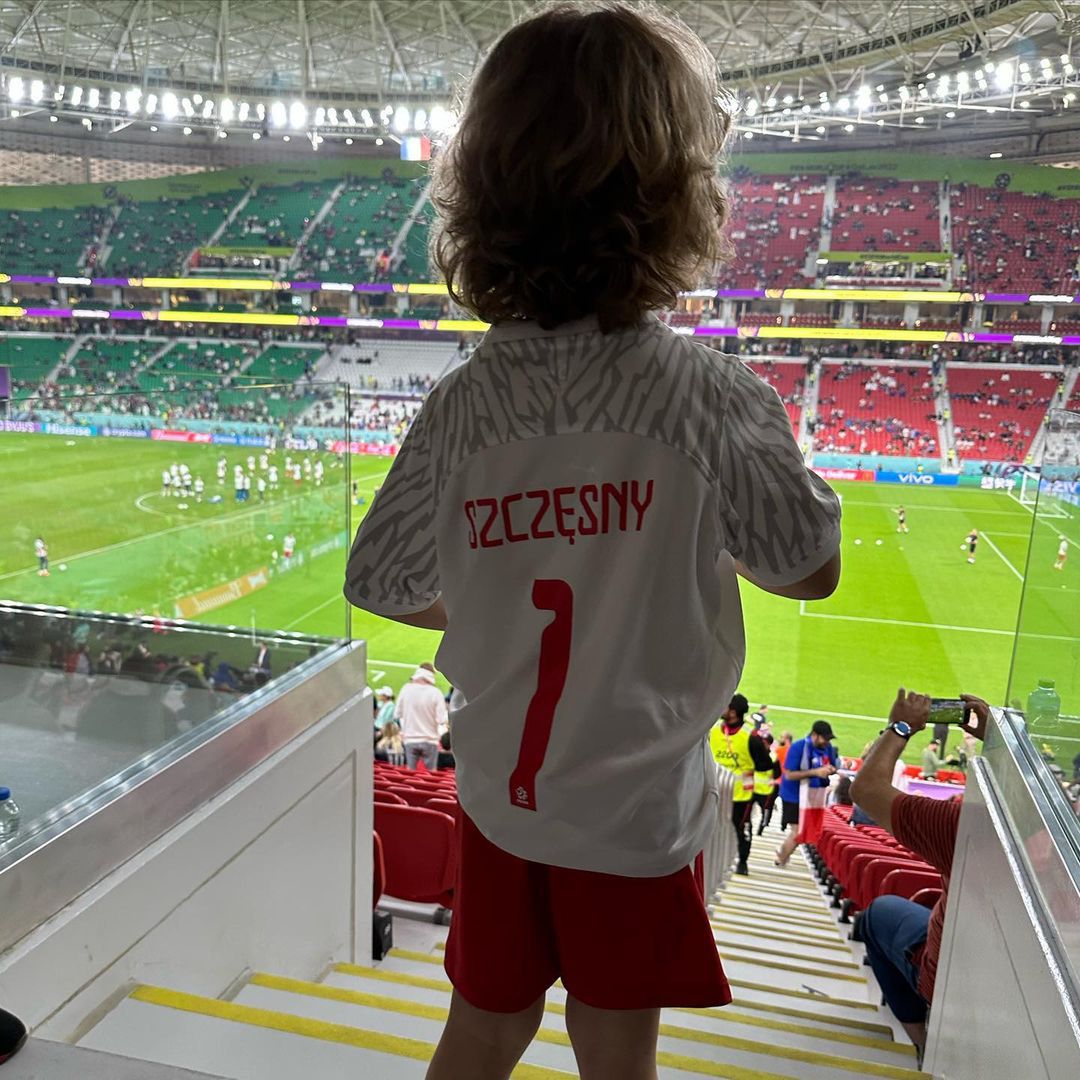 Marina i Liam Szczęsny kibicują biało-czerownym