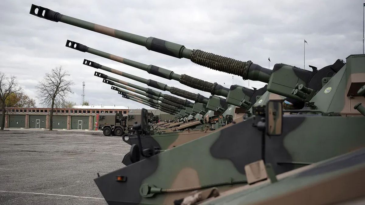 Armatohaubice Krab, zdjęcie poglądowe