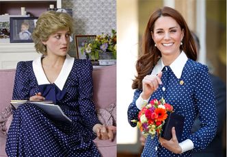 Księżna Kate znów oddała hołd Dianie? Założyła niemal identyczną sukienkę... (FOTO)