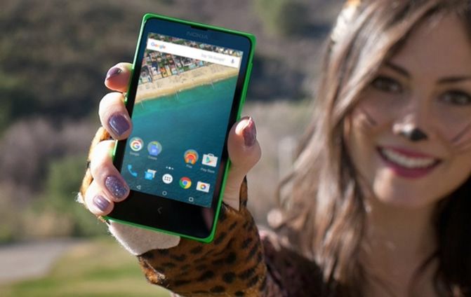 Nokia X z Androidem (zmodyfikowane zdjęcie)