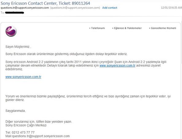 Android 2.3 Gingerbread dla Sony Ericsson X10? 2