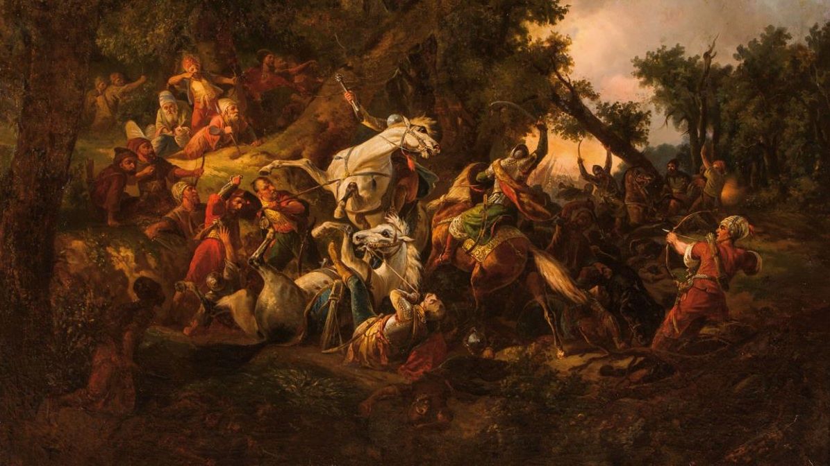 Artystyczna wizja bitwy pod Kopystrzyniem