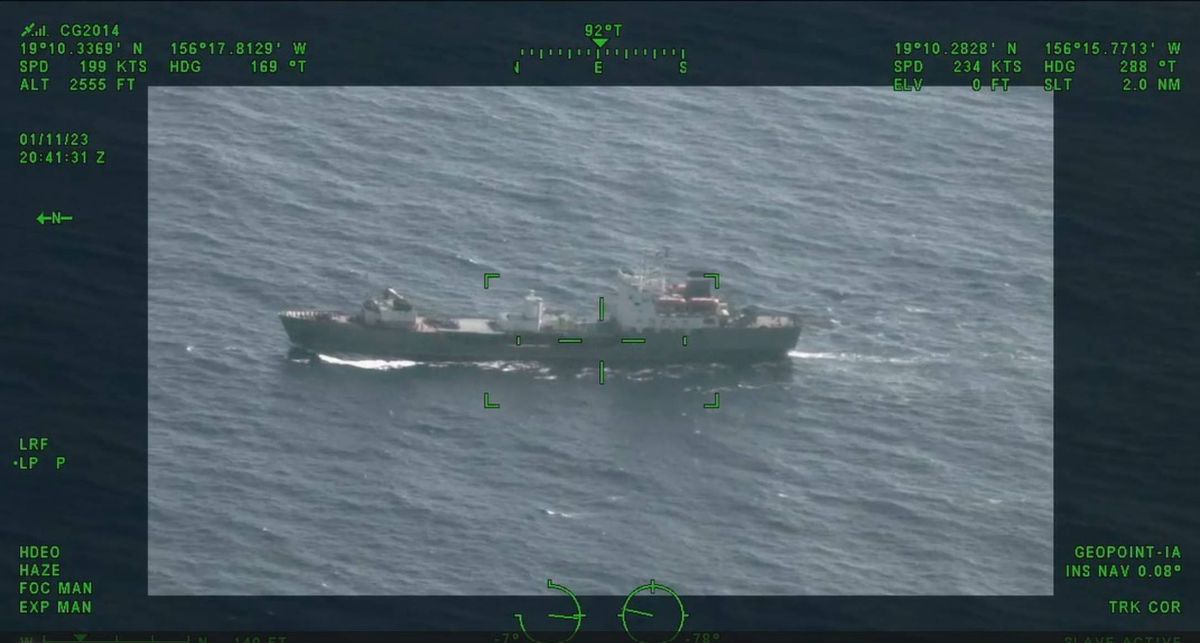 Straż przybrzeżna USA śledzi podejrzany rosyjski statek 