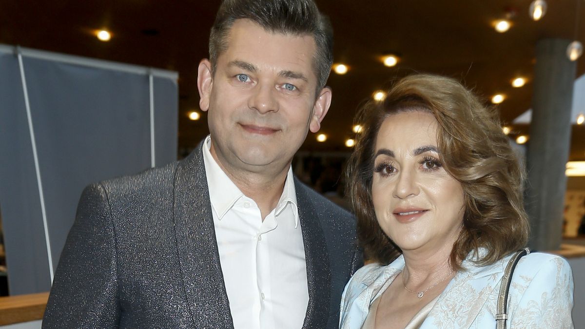 Zenek Martyniuk z żoną Danutą.
