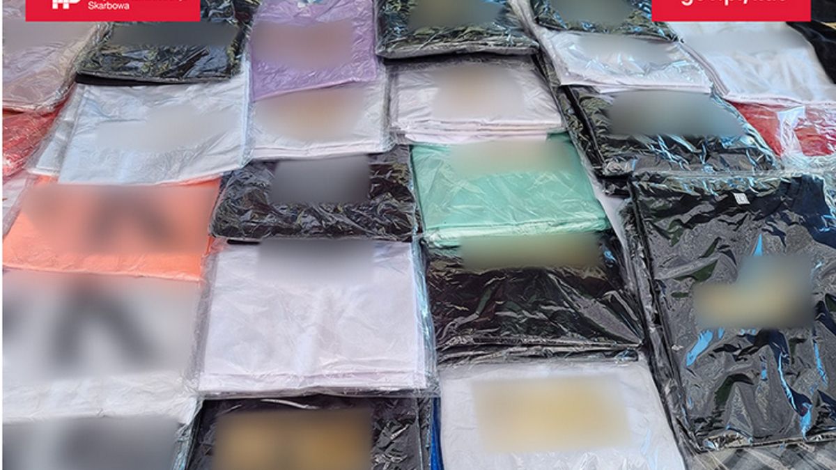 Markowe ubrania na bazarze w Będzinie? Sprzedawcy odpowiedzą za 