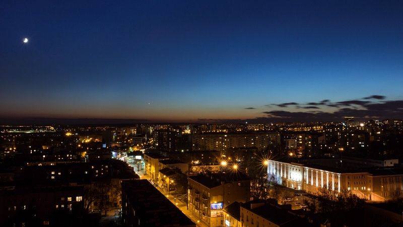 Panorama Lublina z dachu hotelu Victoria | fot. Damian Gerhand