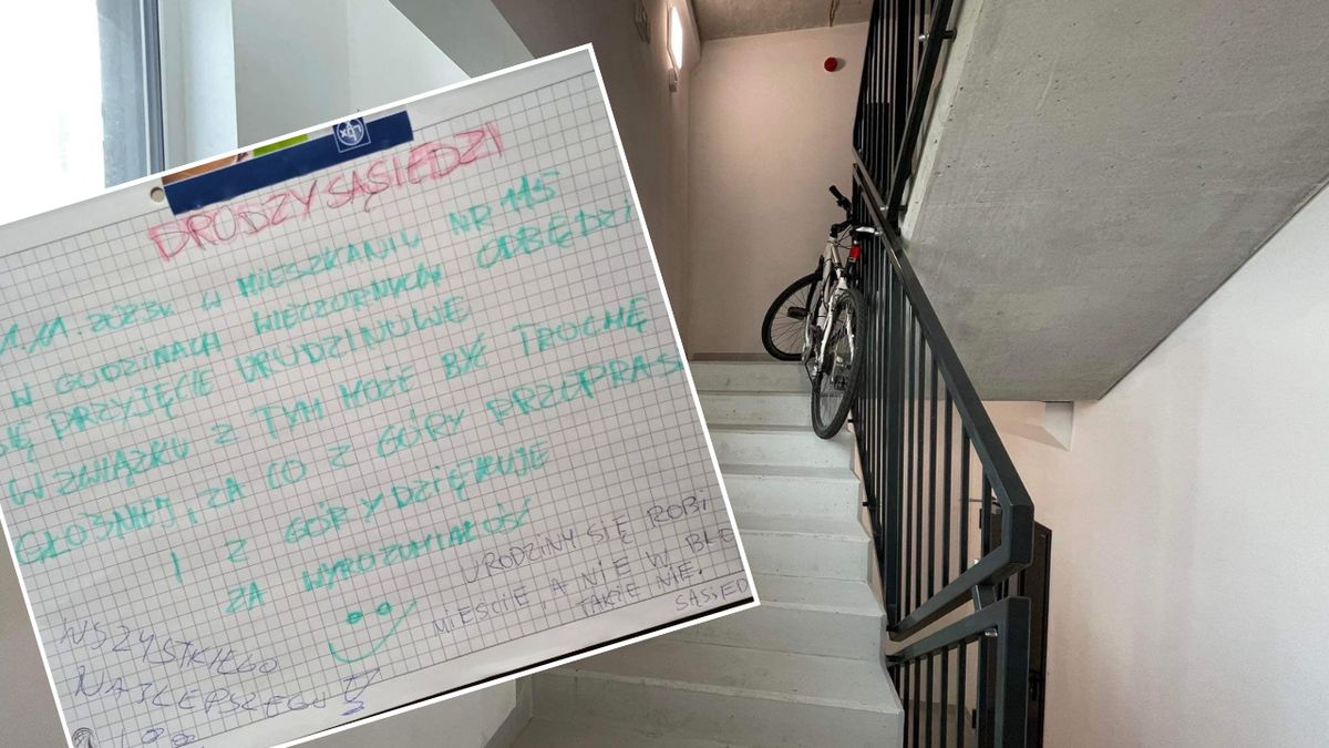 Zawiadomienie o imprezie nie spodobało się sąsiadom