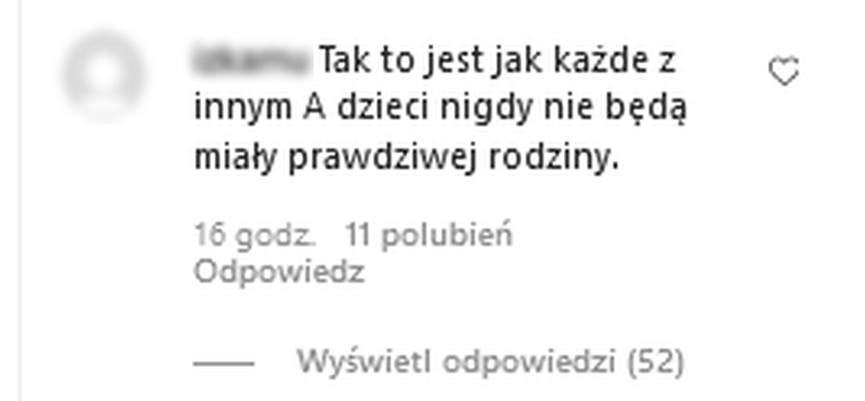 Internauta pod zdjęciem Moniki Mrozowskiej