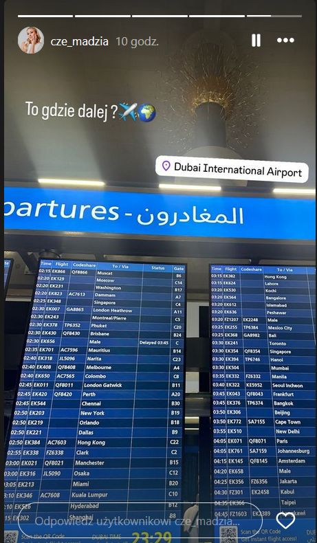 Rafał Mroczek w podróży poślubnej do Dubaju