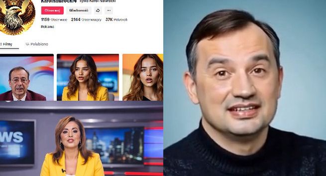 Na TikToku „grasują” filmiki z AI promujące kandydata PiS