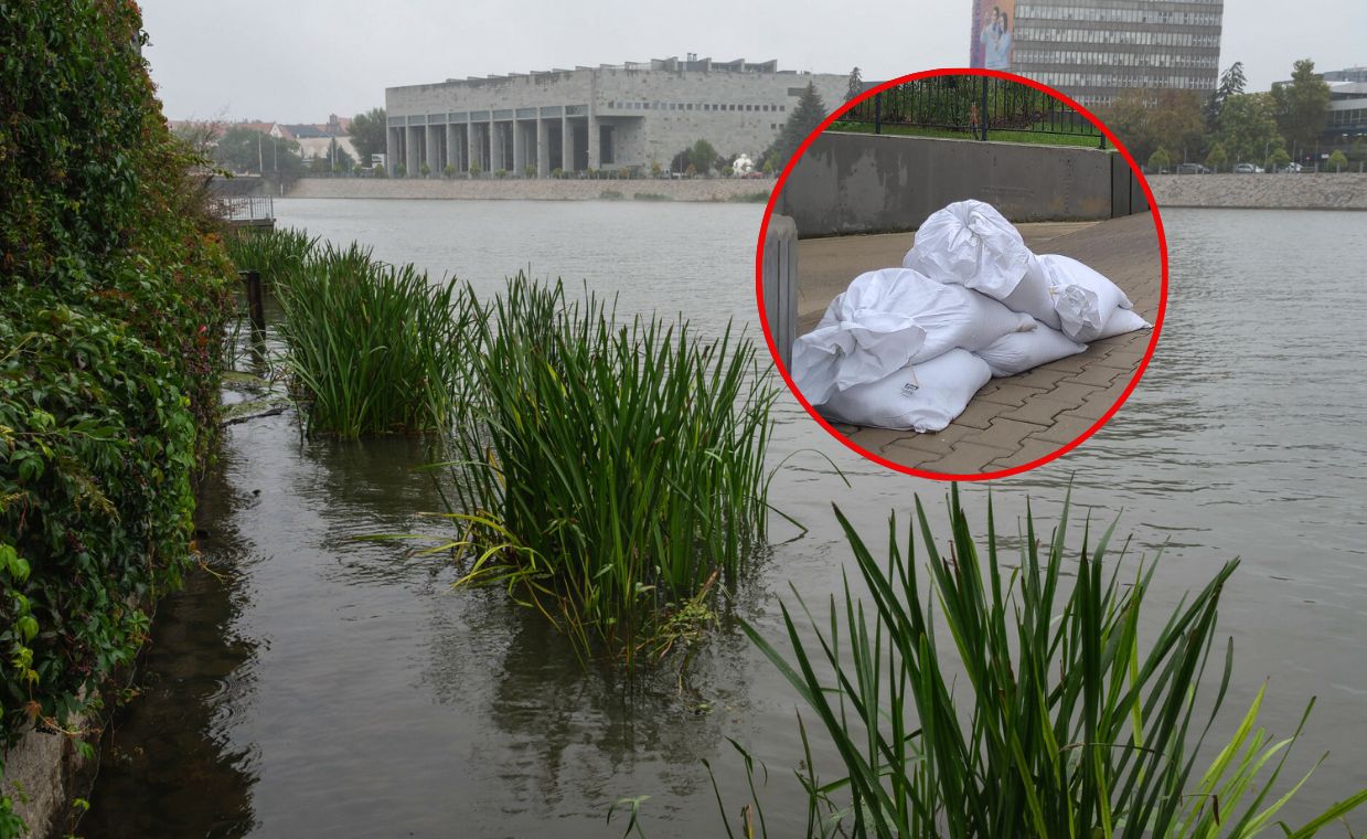 Tak wygląda osiedle Wrocławia. Worki z piaskiem i wyłączone windy