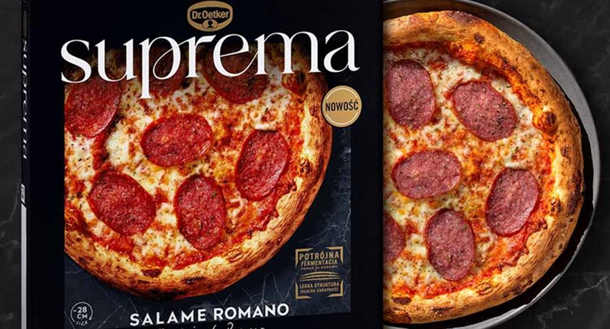 Debiut pizzy Suprema Dr. Oetkera wsparty reklamami