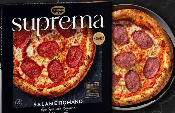 Debiut pizzy Suprema Dr. Oetkera wsparty reklamami