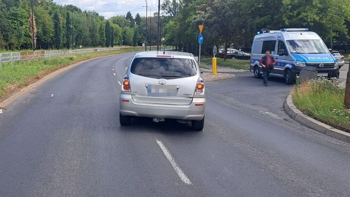 Potrącenie pieszego na al. Sikorskiego