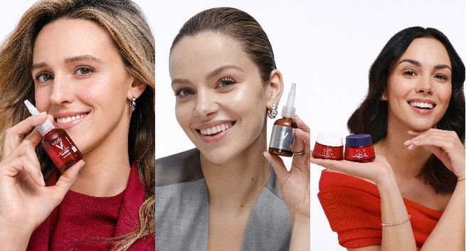 Aleksander, Żebrowska, Krupińska reklamują kosmetyki Vichy