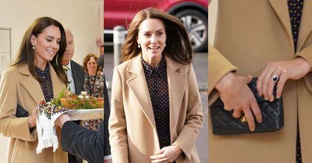 Gustowna Kate Middleton odwiedza Centrum Społeczności Ukraińskiej z pierścionkiem wartym ponad DWA MILIONY złotych (ZDJĘCIA)