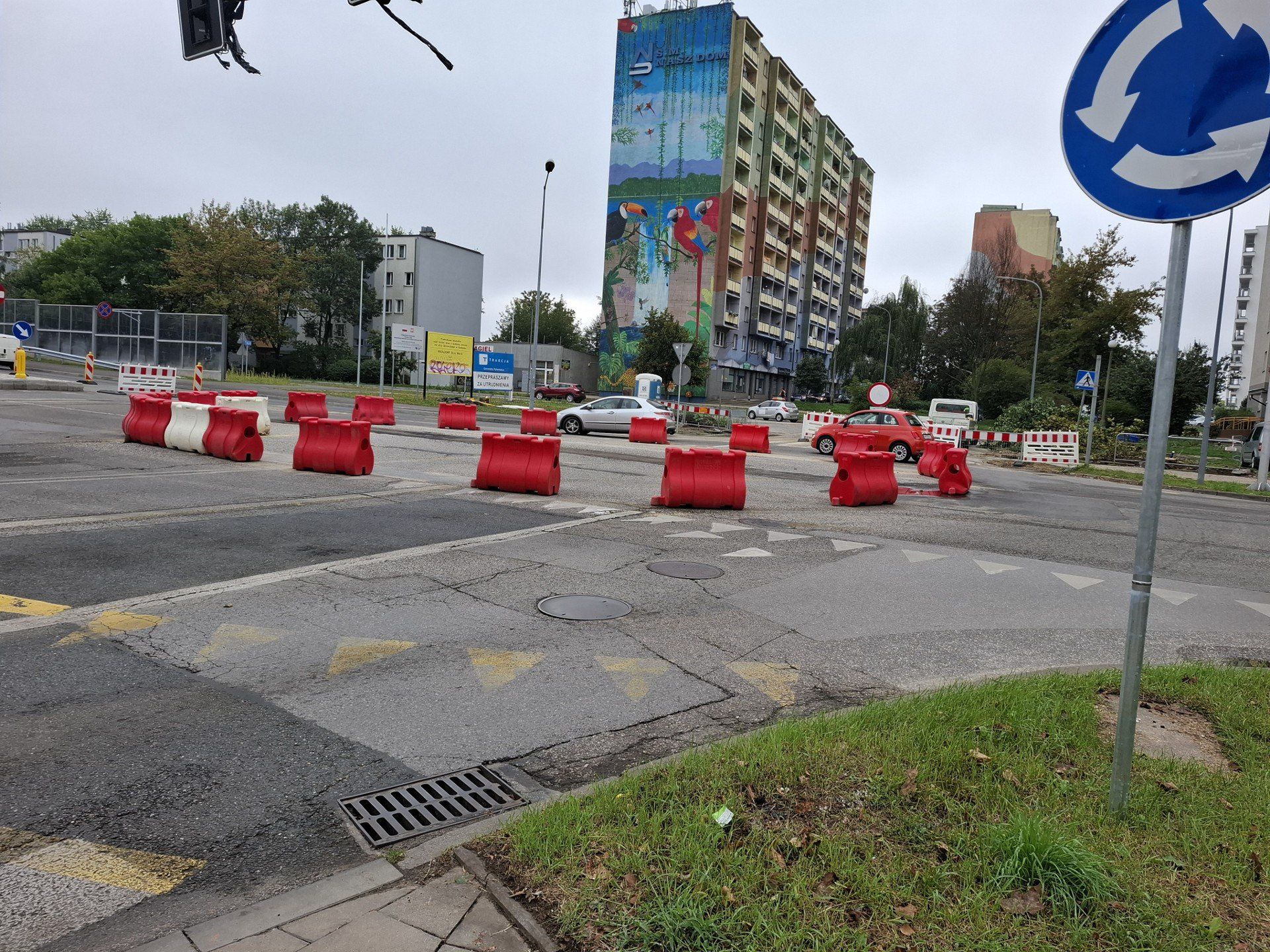 Ruszyła budowa ronda turbinowego na skrzyżowaniu ulic Żeromskiego i Zbrowskiego w Radomiu