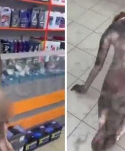 Szokujący incydent w Rosji. Naga kobieta wtargnęła do sklepu