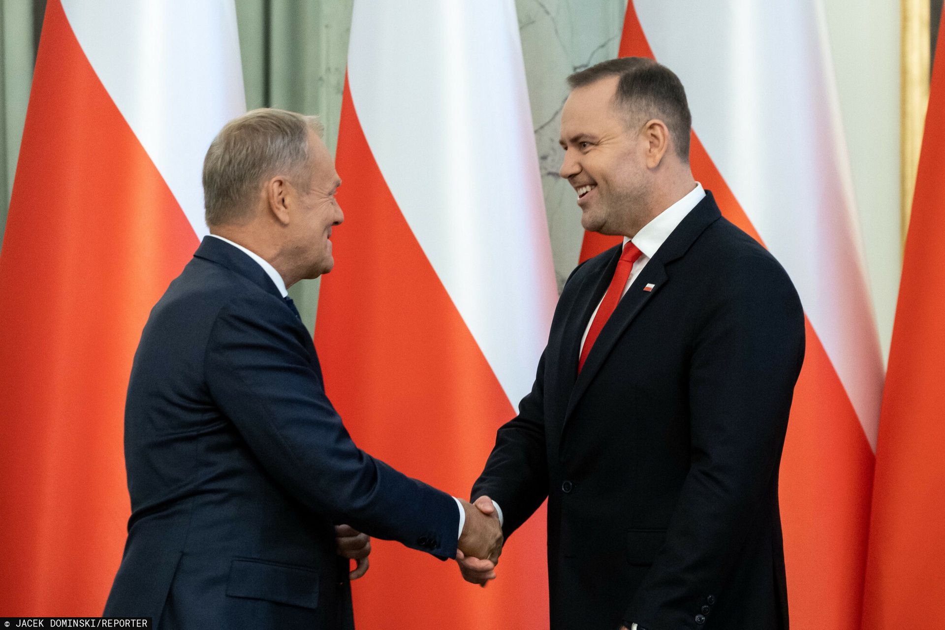wiadomości,aktualności,WP Wiadomości Tusk i Nawrocki powinni współpracować. Polacy niemal jednomyślni