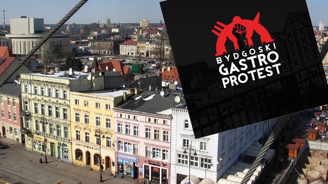 W czwartek w Bydgoszczy zorganizowany został gastro protest