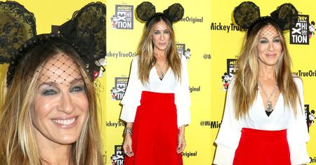 Coraz młodsza Sarah Jessica Parker otwiera wystawę o Myszce Miki