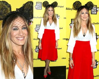 Coraz młodsza Sarah Jessica Parker otwiera wystawę o Myszce Miki