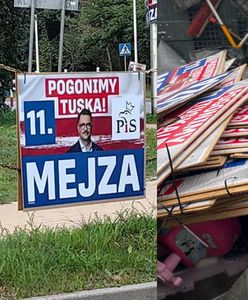 "Koniec, brakuje mi słów". Poszło o plakaty Łukasza Mejzy