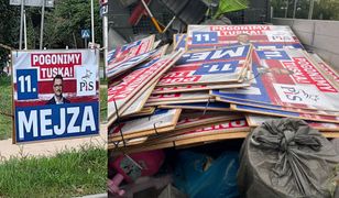 "Koniec, brakuje mi słów". Poszło o plakaty Łukasza Mejzy