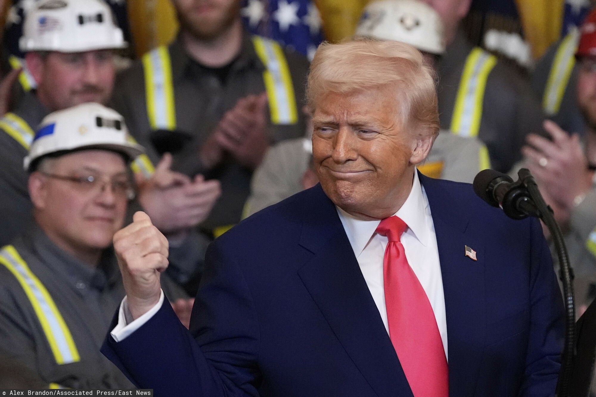 Temporary
President Donald Trump speaks during an executive order signing event in the East Room of the White House, Tuesday, April 8, 2025, in Washington. (AP Photo/Alex Brandon)
Alex Brandon