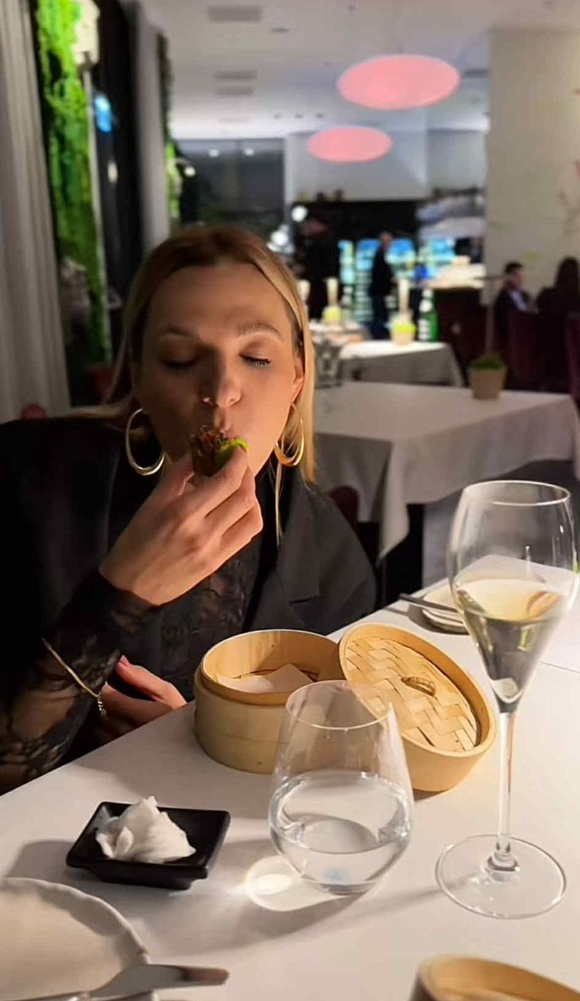 Kasia Węsierska w restauracji z gwiazdką Michelin