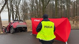 Śląskie: Śmiertelny wypadek pod Tarnowskimi Górami. Nie żyje 68-letni kierowca