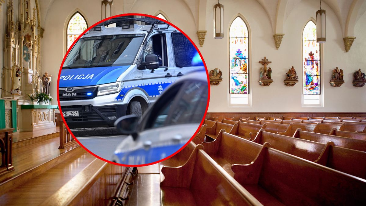 Próbował podpalić kościół