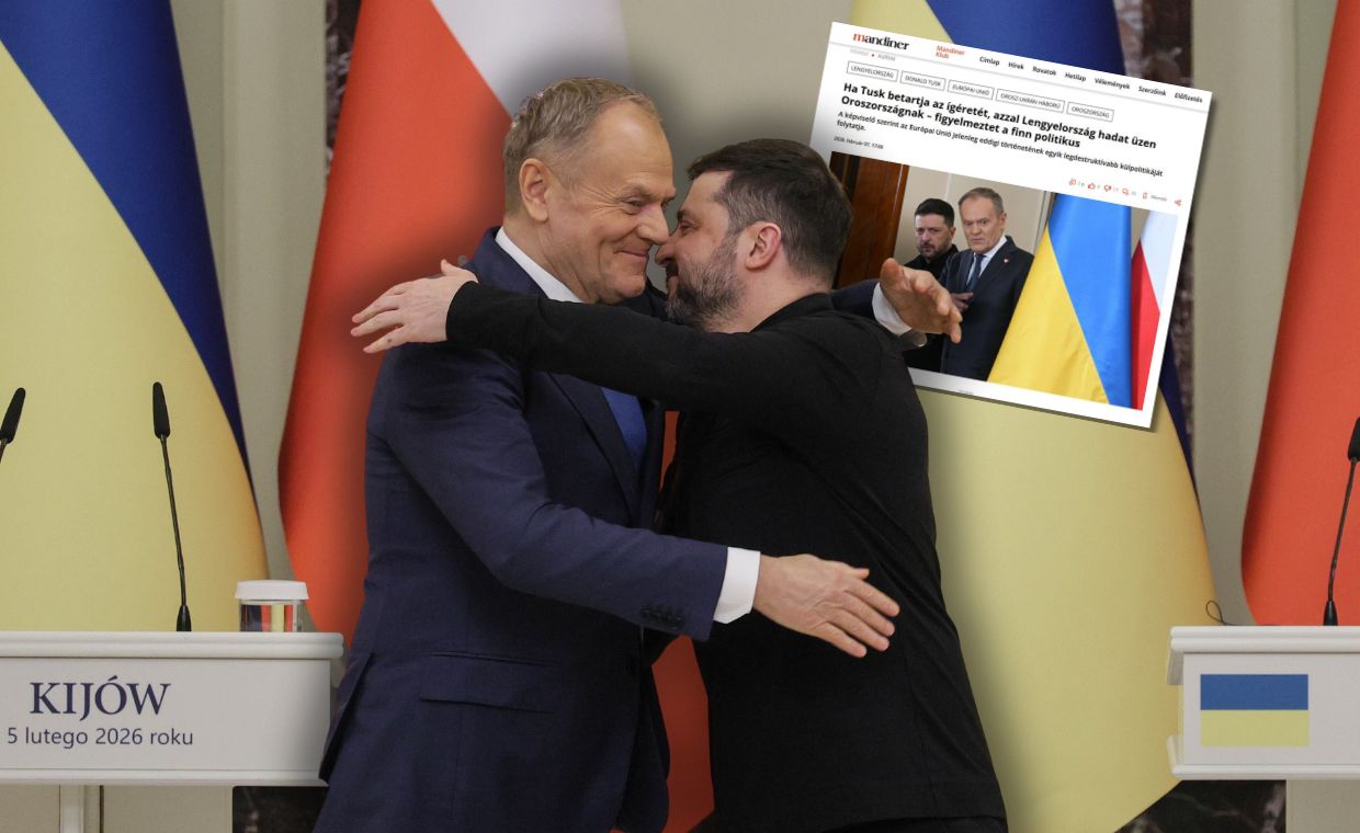 Atak na Tuska na Węgrzech. "Polska wypowie wojnę Rosji" Kép