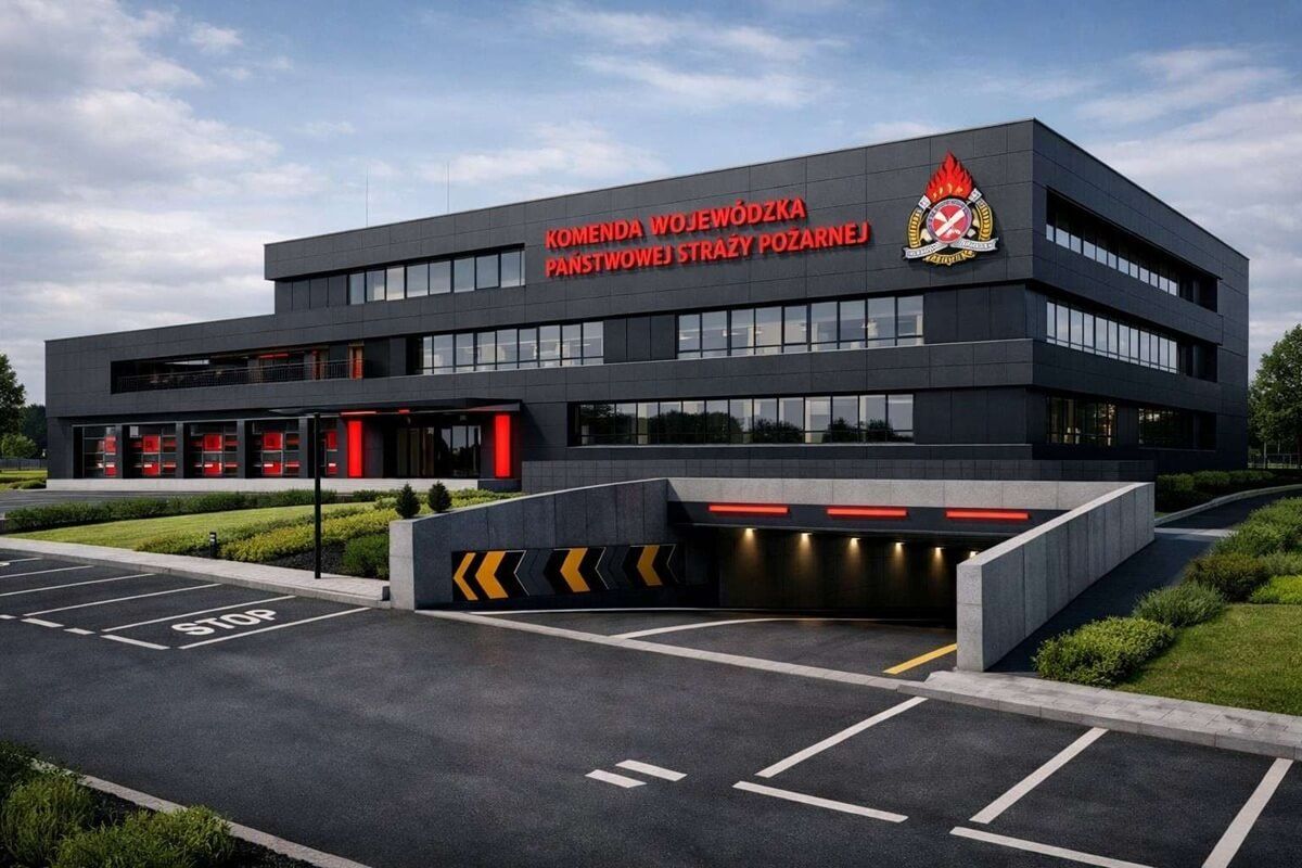 Nowa siedziba strażaków powstanie na dawnym stadionie Kresowa. Znamy szczegóły inwestycji przy ul. Mełgiewskiej